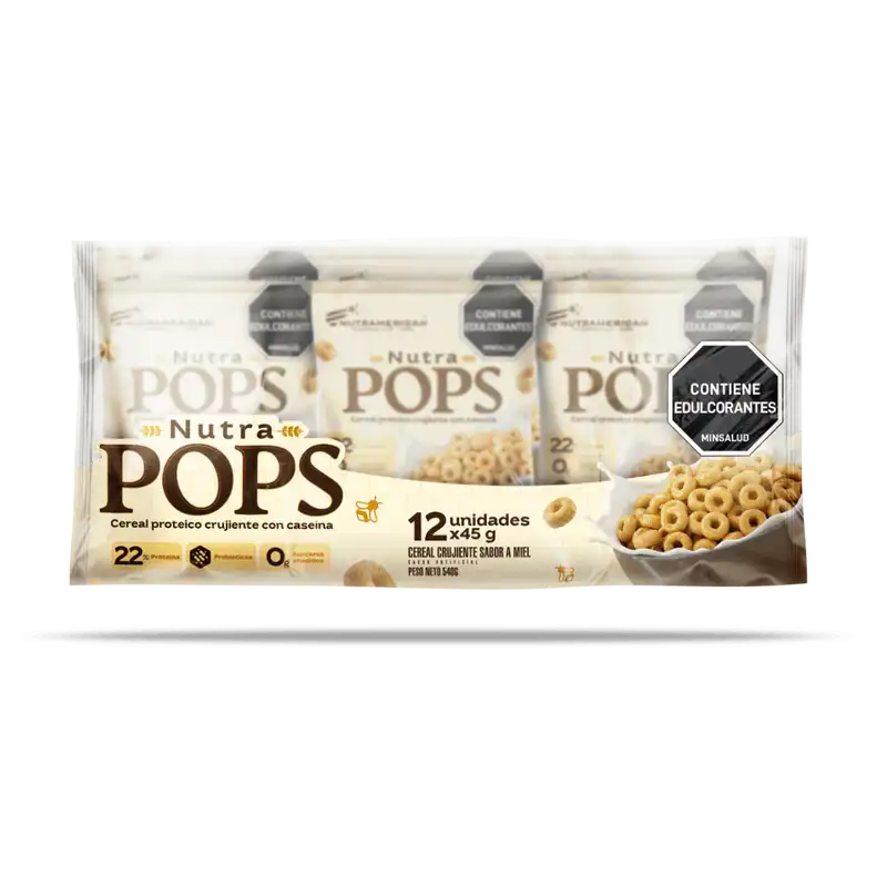 NUTRA POPS 45 GR 12 UND