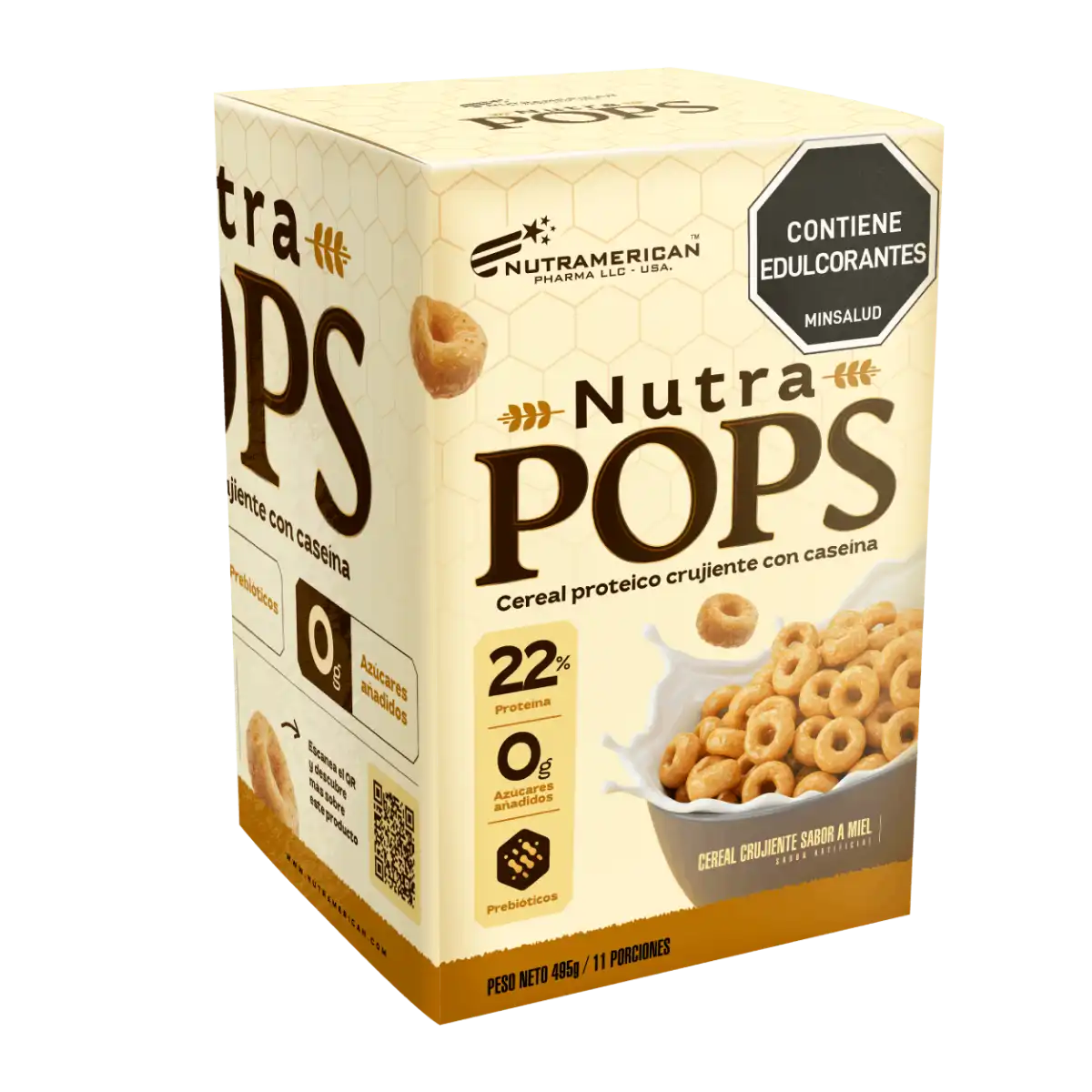 NUTRA POPS CAJA 495 GR