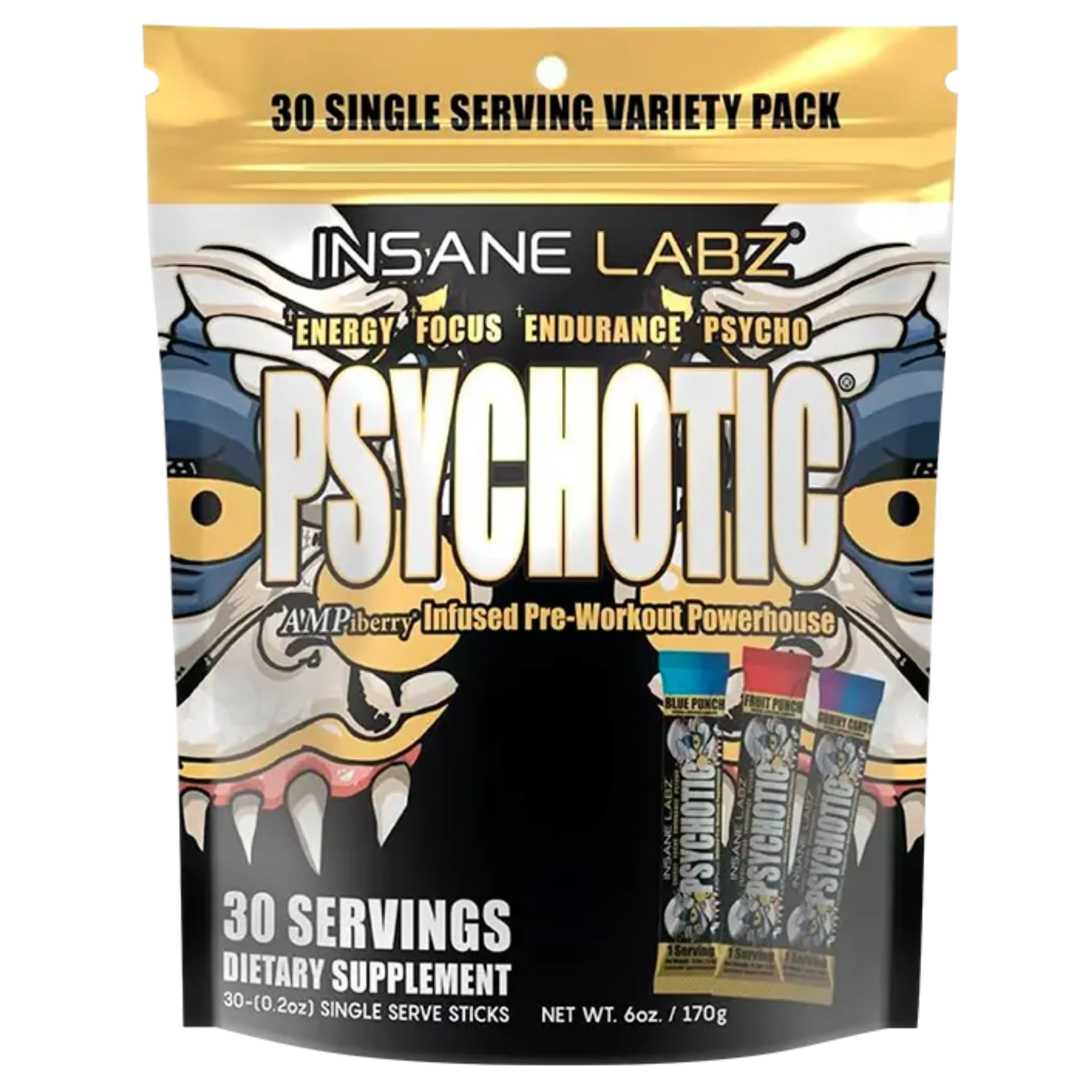 PSYCHOTIC GOLD PACK 30 UND
