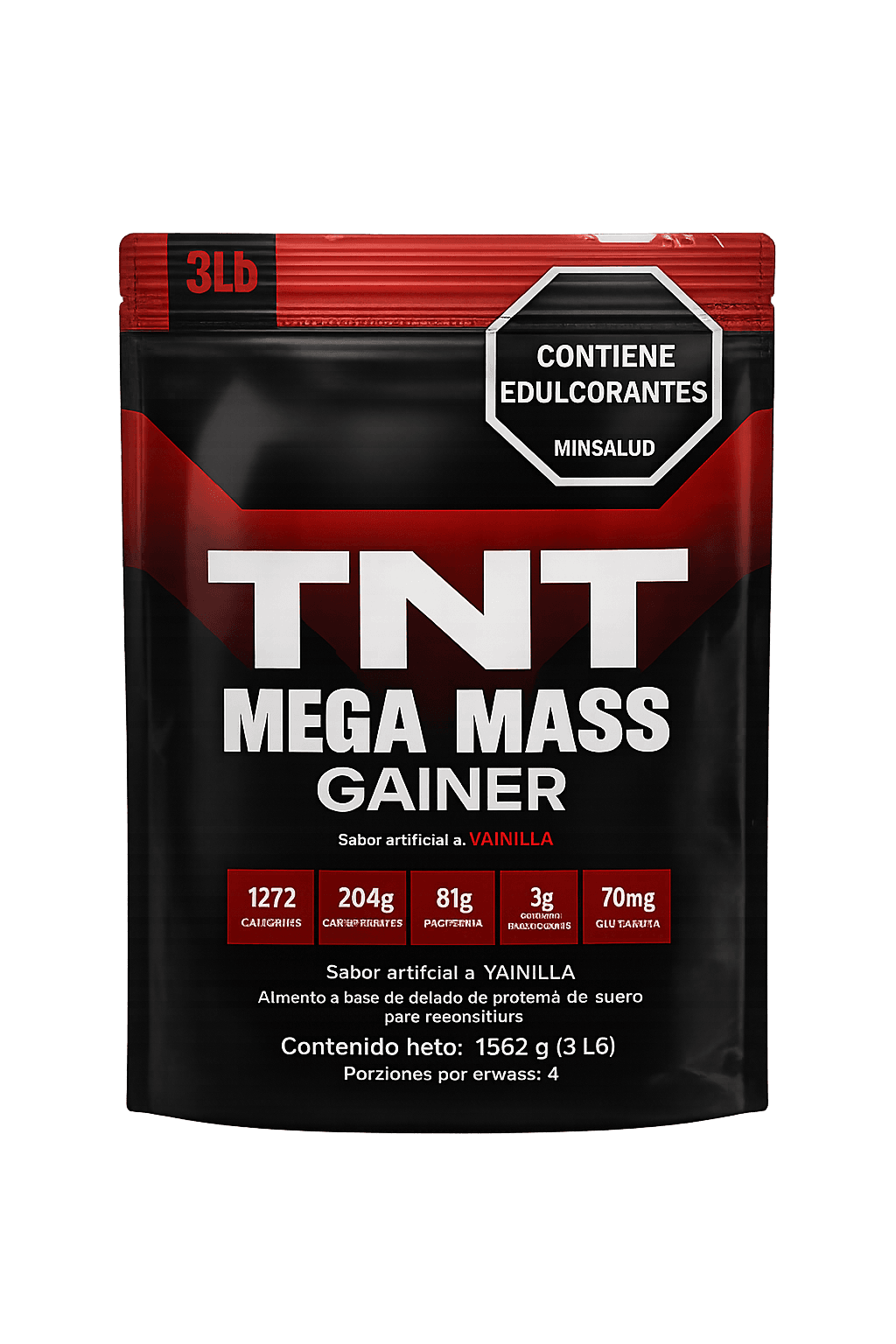 TNT MEGA MASS 3 LBS